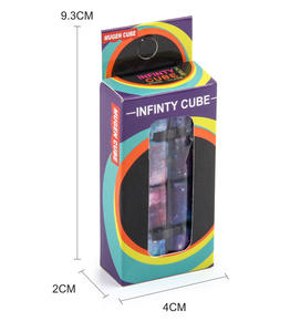 Nuevo <span class=keywords><strong>Cubo</strong></span> Infinito Creativo de Bolsillo, <span class=keywords><strong>Cubo</strong></span> de Rubik, Juguete de Bloques Giratorios, Versión Mejorada, Giro Ilimitado - Product Image 6