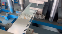 Machine de formage de rouleaux de connecteurs flexibles pour l'extraction de poussière CVC, pour la fabrication de connecteurs flexibles de conduits d'air au Vietnam