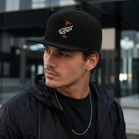 Casquette Snapback en Suédine de Haute Qualité avec Logo Personnalisé Broderie 3D en Relief Casquette de Baseball à Visière Plate Beige Style Urbain Vente en Gros