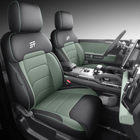 Pour Jetour Shanhai T2 2024 : Kits intérieurs, housses de siège de voiture personnalisées, ensemble complet en cuir, style sport, housses de sièges avant et arrière, coussins