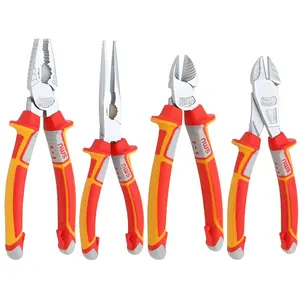 SMU CR-V Side Cutter Long Nose Pliers Combination Pliers Hand Tools Insulated Tools Lineman Tools