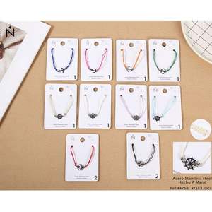 Pulsera de Acero Inoxidable con Ancla, Juego de 12 Piezas, Joyería Hecha a Mano para Mujeres y Niñas - Product Image 1