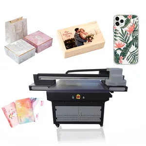 Brand new a1 uv flatbed printer high precision digital t-shirt printer for clothes leather glass acrylic wood metal printing