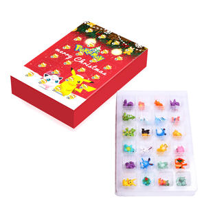 <span class=keywords><strong>Calendario</strong></span> de Adviento Pokémon 2022, Caja Sorpresa Navideña Pokémon, Caja con 24 Figuras Pokémon - Product Image 1