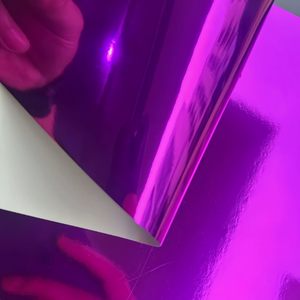 Glossy White Mirror Reflective Coated Mirror <b>Paper</b> Sheet Aluminized Holographic Foil Mirror <b>Paper</b> For Bouquet Gift Packaging - Product Image 1
