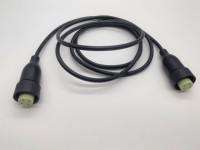 Connecteur d'onduleur solaire M16-4 broches vert, étanche IP68, mâle-femelle, avec câble d'extension