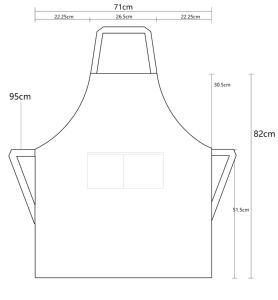 Ý Tưởng Quà Tặng Unisex Có Thể Điều Chỉnh Bông Tạp Dề Với Biểu Tượng Tùy Chỉnh Cho Nail Techs Salon Cắt Tóc Làm Việc BBQ Nhà Bếp Waitress-Nhà Máy Tùy Chỉnh - Product Image 5
