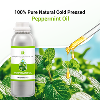 Huile essentielle de menthe poivrée biologique en gros, 100% pure, en vrac, en gallon, pour applications raffermissantes et nourrissantes