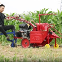 Récolteuse de maïs montée sur tracteur Récolteuse de maïs sèche Récolteuse d'ensilage de maïs