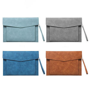 Maletín de Cuero con Logotipo Personalizado, <span class=keywords><strong>Carpeta</strong></span> de Sobres, Bolsa para Documentos, <span class=keywords><strong>Carpeta</strong></span> de Negocios de Cuero PU con Correa de Mano Extraíble - Product Image 6