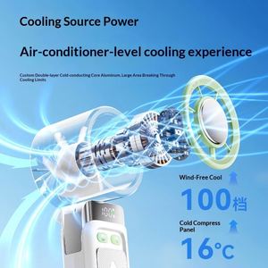 Carry-On Portable <b>Mini</b> Foldable Semiconductor Air Cooling <b>Fan</b> Summer Outdoor <b>Usb</b> Rechargeable 3600Mah - Product Image 2