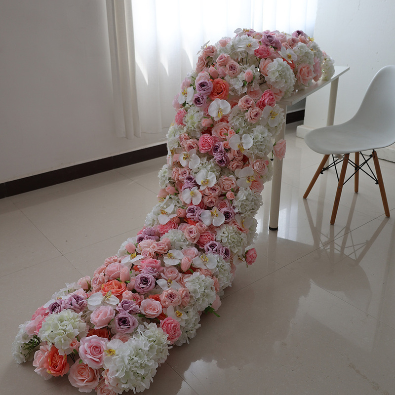 Artificial Flowers Wedding Decoration Customized Table
