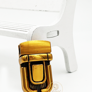 TANAI Ensemble de fermoirs universels tendance pour sacs à main – Accessoires de quincaillerie en fer pour articles en cuir DIY, tête de serrure en fer - Product Image 3