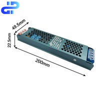 Alimentation LED en gros économique 12V/24V 60W-400W AC-DC, efficacité 84%, ultra-mince, driver SMPS, garantie 2 ans, pour bande LED