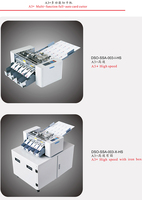 Imprimante et découpeuse automatique de cartes de visite, machine de découpe à bord. Coupe-cartes de visite automatique en PVC de qualité supérieure A3