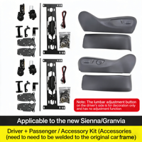Gran Oferta: Kit de Conversión de Asientos Eléctricos de Lujo Easgain, Instalación No Destructiva, Ajuste de 6 Posiciones para Toyota Corolla y Sienna