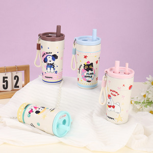 316 Stainless Steel <b>Insulated</b> Vacuum Tumbler With Straw Travel Coffee <b>Mug</b> First-class Quality Gift Packaging - Product Image 2