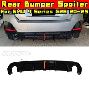 For BMW 4 Series 4-door G26 2020-2025 <b>Car</b> Rear Bumper Lip Splitter <b>Diffuser</b> Body Kit Bumper Guard Protector Cover Accessories - Product Image 1