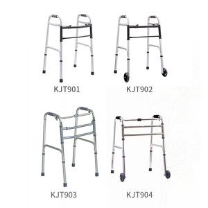 รถช่วยเดิน KJT901 ทำจากอลูมิเนียมอัลลอย พร้อมราวจับและที่พักแขน สำหรับผู้สูงอายุและผู้พิการเพื่อการฟื้นฟูสมรรถภาพ - Product Image 1