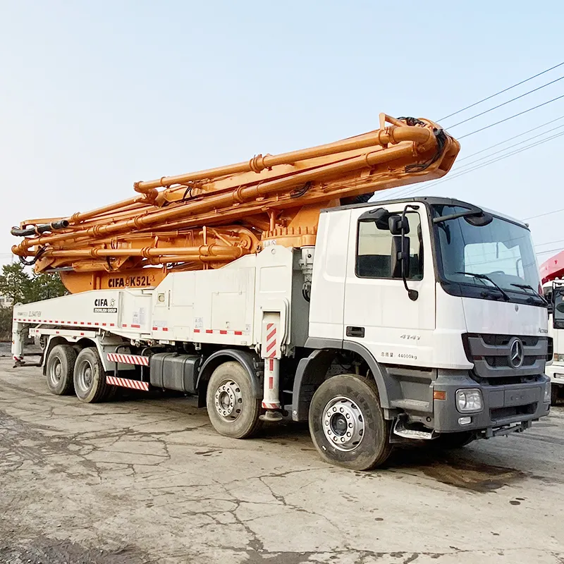 Harga Truk Pompa Beton Diesel Bekas Italia Cifa 52M Dijual Bomba De Concreto dengan Kemampuan Tinggi