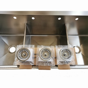 NSF <span class=keywords><strong>cucina</strong></span> commerciale rettangolare in acciaio inox 4 vasche <span class=keywords><strong>lavello</strong></span> fatto a mano 4 scomparti <span class=keywords><strong>lavello</strong></span> produttore personalizzato - Product Image 4