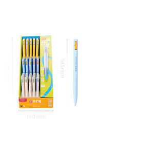 Paquete de 60 bolígrafos neutros de secado rápido, punta de doble punta de 0,5 mm, punta de bala, alta densidad, para uso en oficina y escuela - Product Image 2