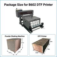 Impresora DTF de Doble Cabezal I1600 I3200 XP600 de 60 cm (24 Pulgadas) para Impresión Industrial de Camisetas con Agitador