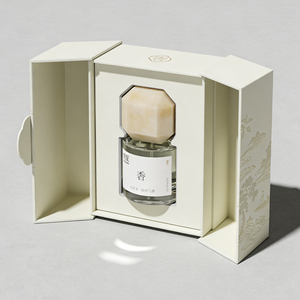 Caja de Regalo Magnética Premium Personalizada de 2 Puertas para Marcas de Fragancias y Perfumes, Logotipo Personalizado, Cajas de Embalaje Plegables de Cartón Reciclable - Product Image 1