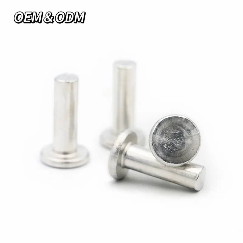 Alüminyum perçin 1/4X1/2 katı çelik perçinler 8Mm M10 düz yuvarlak kafa katı perçin havşa katı