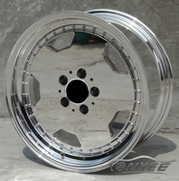 Jantes YQ Deep Lip 18*8 18*9 pouces, roues en alliage plaqué argent, 5*112 PCD
