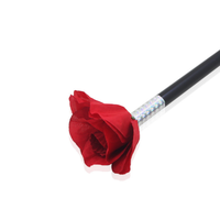 Bâton en plastique pour magiciens, tours de magie avec roses et fleurs