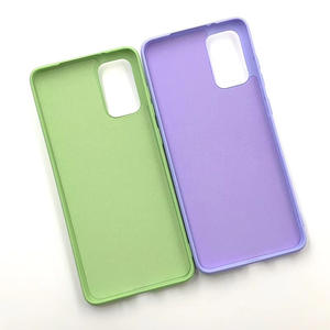 Coque arrière en silicone liquide ultra-mince de 1.2mm pour <span class=keywords><strong>Samsung</strong></span> A71 A51 A81 Plus <span class=keywords><strong>pochette</strong></span> souple pour téléphone portable - Product Image 4