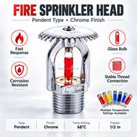 Tête de sprinkler anti-incendie personnalisée de l'usine Kunan avec types suspendus, verticaux et latéraux
