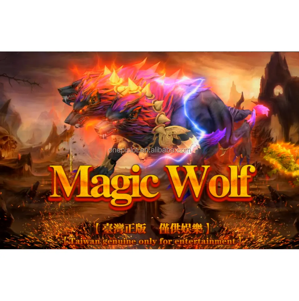 Nieuwe Usa Fish Game Machine Multiplayer Loterij Machines Videospel Tafelschieter Magische Wolf