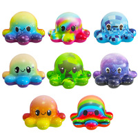 Jouet Squishy Pieuvre en PU à Rebond Lent, Mini Balle Anti-Stress à Presser pour les Plus de 14 Ans, Unisexe, Vente en Gros Usine