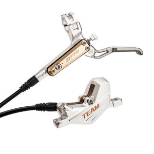 ชุดเบรกดิสก์จักรยานเสือภูเขาไฟฟ้า <span class=keywords><strong>ZTTO</strong></span> Team Series แบบ 4 ลูกสูบ อลูมิเนียมอัลลอยด์ พร้อมจานเบรก 2.3 มม. ผ้าเบรกโลหะเต็มแผ่น น้ำมันแร่ สำหรับจักรยาน AM Enduro DH - Product Image 5