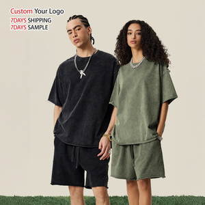 Manufacturer OEM Unisex Oversized Streetwear <b>Vintage</b> T-Shirt Custom DTG Print <b>Tees</b> Heavyweight 100% Cotton Acid Wash Men t Shirt - Product Image 1