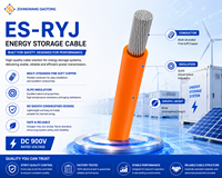 Cable de Almacenamiento de Energía ES-RYJ de Cobre Estañado de 15kV CC, Aislamiento LSZH, 40A, Clase B, Retardante de Llama, para Paquetes de Baterías