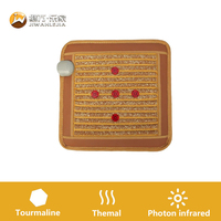 Coussin chauffant Jiwan Lejia en tourmaline à LED Photon, personnalisé pour la méditation et les studios – Vente en gros