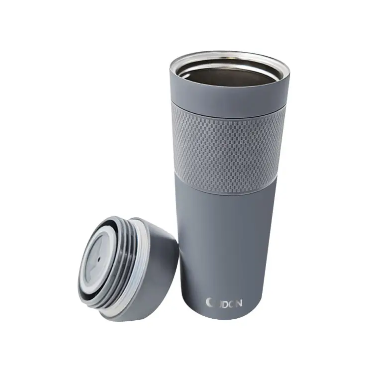 Yeni stil kişiselleştirilmiş 450ml kahve seyahat kupa paslanmaz çelik vakum termos kupa
