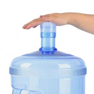 FUXI <b>5ml</b> Blue PE Material Easy Open Non-Spill Anti-Splash Ribbed Closure <b>Bottle</b> Cap with Custom Logo for Cups - Product Image 3