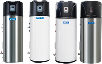 Calentador de Agua con Bomba de Calor de Frecuencia Fija R134a, 150L, Sin Control WIFI, para Uso en Casa y Hotel, Todo en Uno
