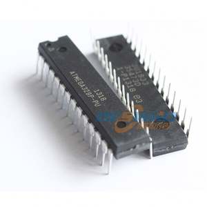 Circuitos Integrados ATMEGA328P MCU 8BIT 32KB FLASH 28-DIP ATmega Microcontrolador Chip IC ATMEGA328P-PU - Product Image 1