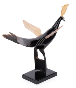 อุปกรณ์ตกแต่งรูปเขาควายธรรมชาติขนาด9นิ้วอุปกรณ์ตกแต่งบ้านไร่เหมาะสำหรับเป็นของขวัญ - Product Image 2