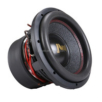 JLD audio 10 pulgadas cesta de aluminio 3*70 OZ motor dual 2/4 ohm 1200W RMS powered subwoofer 10''