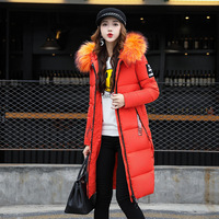 Manteau d'hiver long et chaud pour femmes, veste à capuche en duvet, parka à capuche pour femmes