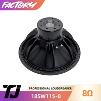 Subwoofer de 18 Pulgadas 18SW115 de Buena Calidad, Altavoz de Neodimio de 3400W con Caja Metálica, Impedancia de 8 Ohmios para Automóvil, Escenario al Aire Libre, PA