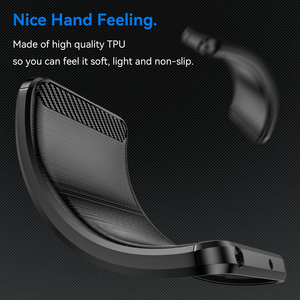 Pour étui <span class=keywords><strong>Samsung</strong></span> A17, texture fibre de carbone ligne brossée mince antichoc souple TPU housses de téléphone portable pour <span class=keywords><strong>Samsung</strong></span> <span class=keywords><strong>Galaxy</strong></span> A17 5G - Product Image 5