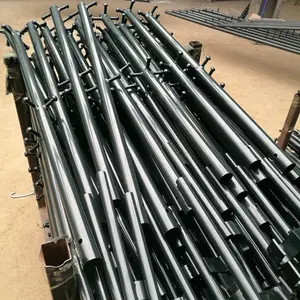 42''snap on guardrail post for scaffold frames