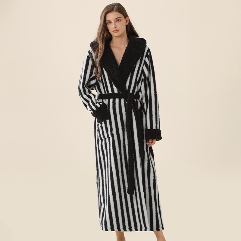 Black and gray stripes-womens